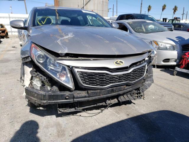 KNAGM4AD6D5061595 - 2013 KIA OPTIMA HYB GRAY photo 9