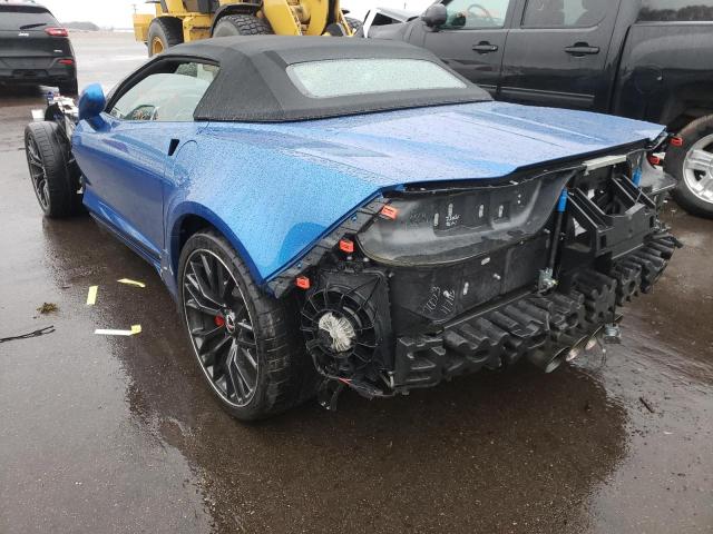 1G1YR3D6XF5602546 - 2015 CHEVROLET CORVETTE Z BLUE photo 3