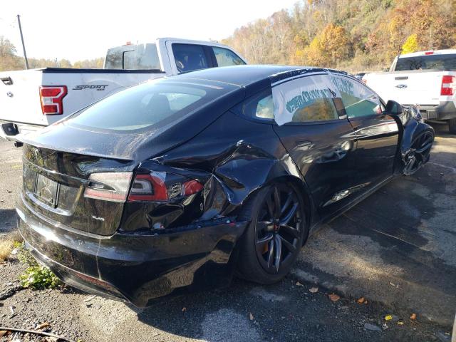 5YJSA1E6XNF460364 - 2022 TESLA MODEL S BLACK photo 4