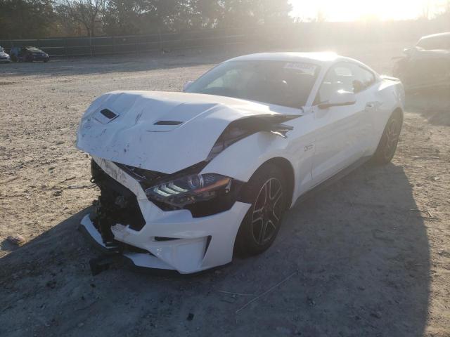 1FA6P8CF5L5115209 - 2020 FORD MUSTANG GT WHITE photo 2
