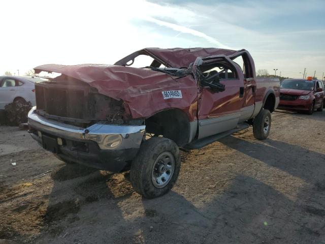 1FTNW21F51ED13083 - 2001 FORD F250 SUPER MAROON photo 2