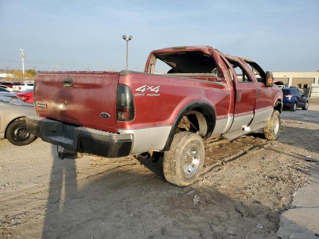 1FTNW21F51ED13083 - 2001 FORD F250 SUPER MAROON photo 4