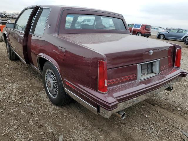 1G6CD1159J4313319 - 1988 CADILLAC DEVILLE BURGUNDY photo 3