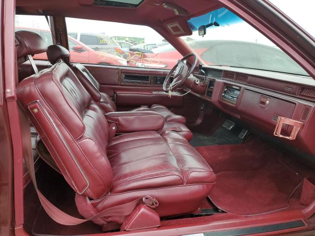 1G6CD1159J4313319 - 1988 CADILLAC DEVILLE BURGUNDY photo 5