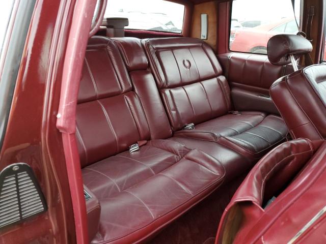 1G6CD1159J4313319 - 1988 CADILLAC DEVILLE BURGUNDY photo 6