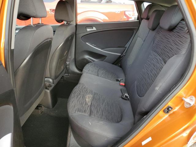 KMHCT5AE6FU215293 - 2015 HYUNDAI ACCENT GS ORANGE photo 6