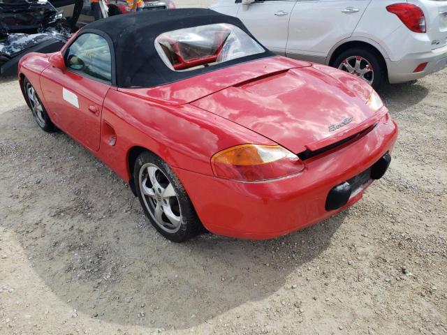 WP0CA29862U622192 - 2002 PORSCHE BOXSTER RED photo 3