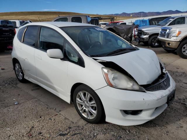 JHMGE88429S073859 - 2009 HONDA FIT SPORT WHITE photo 1