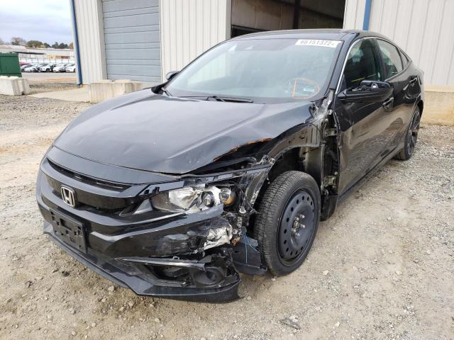 2HGFC2F84MH540707 - 2021 HONDA CIVIC SPOR BLACK photo 2