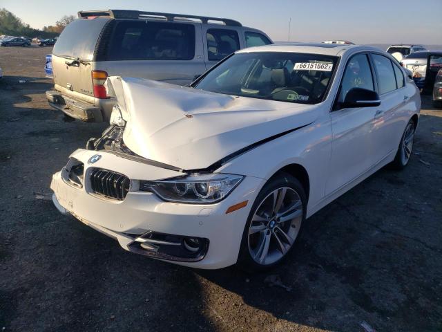 WBA3B9G58FNR94886 - 2015 BMW 335 XI WHITE photo 2