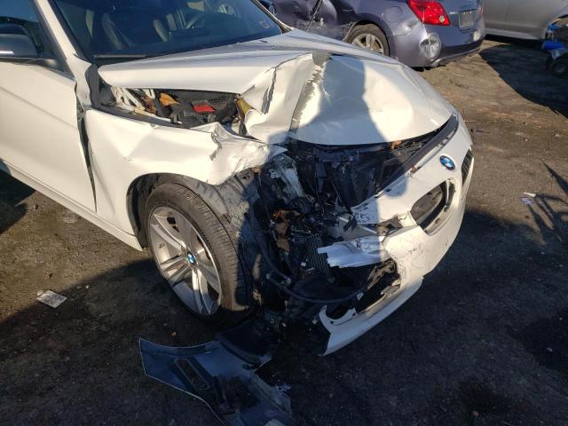 WBA3B9G58FNR94886 - 2015 BMW 335 XI WHITE photo 9