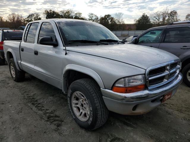 1D7HL48N33S249988 - 2003 DODGE DAKOTA QUA SILVER photo 1