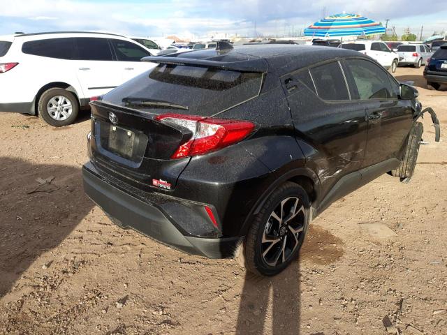 JTNKHMBX4M1107549 - 2021 TOYOTA C-HR XLE BLACK photo 4