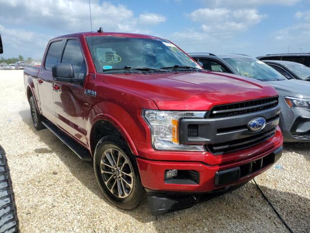 1FTEW1CP9KFA74987 - 2019 FORD F150 SUPER BURGUNDY photo 1