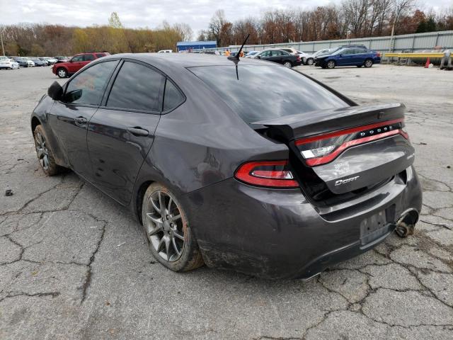 1C3CDFBB4FD174436 - 2015 DODGE DART SILVER photo 3