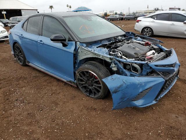 4T1KZ1AK3NU061021 - 2022 TOYOTA CAMRY TRD BLUE photo 1