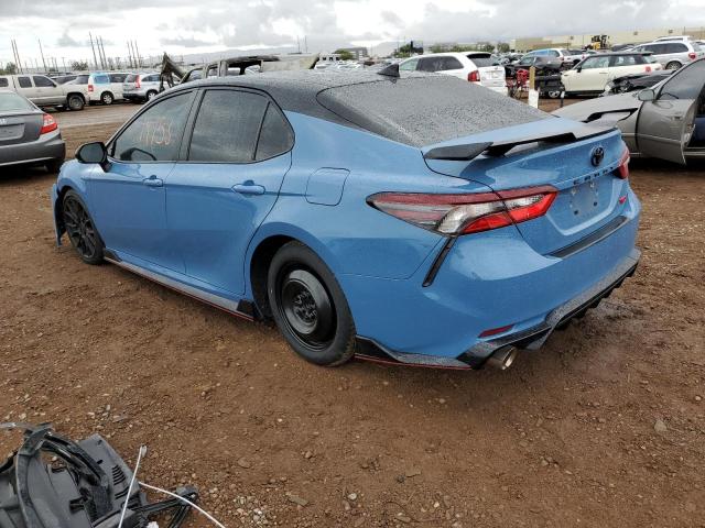 4T1KZ1AK3NU061021 - 2022 TOYOTA CAMRY TRD BLUE photo 3