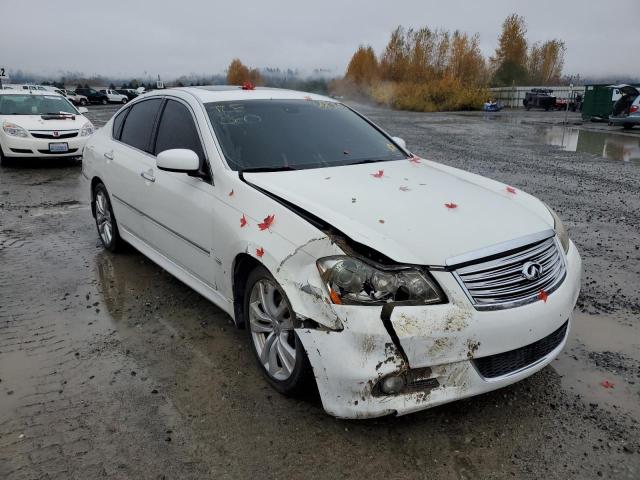 JNKBY01F28M550503 - 2008 INFINITI M45 WHITE photo 1