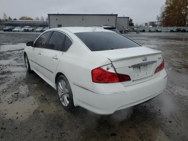 JNKBY01F28M550503 - 2008 INFINITI M45 WHITE photo 3