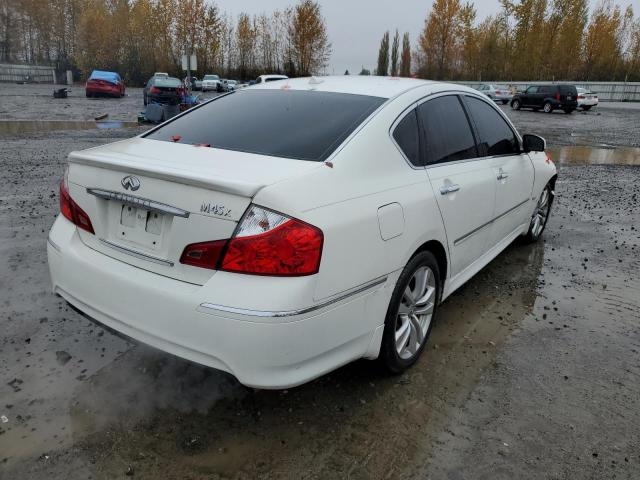 JNKBY01F28M550503 - 2008 INFINITI M45 WHITE photo 4