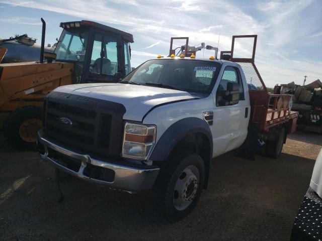 1FDAF5HR6AEA55443 - 2010 FORD F550 SUPER WHITE photo 2