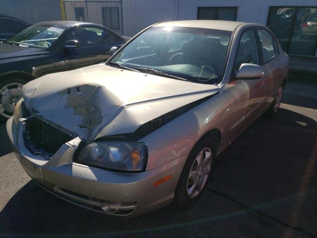 KMHDN46D66U244446 - 2006 HYUNDAI ELANTRA GL BEIGE photo 2