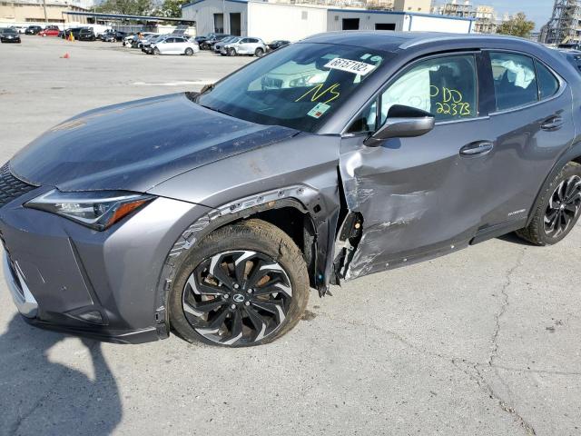 JTHP9JBH0L2033715 - 2020 LEXUS UX 250H GRAY photo 9