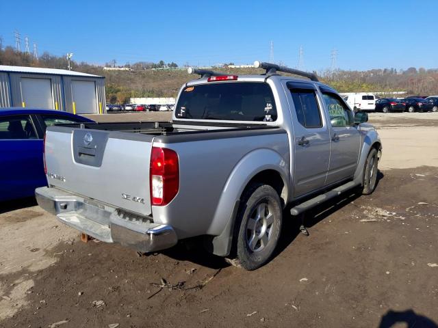 1N6AD07W68C409257 - 2008 NISSAN FRONTIER C SILVER photo 4