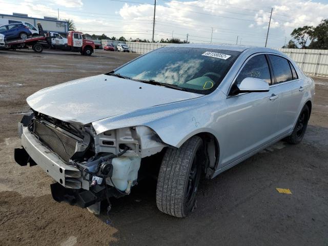 1G1ZC5EB5AF211207 - 2010 CHEVROLET MALIBU 1LT 银色 照片 2