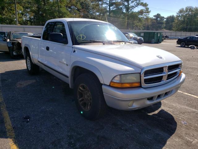 1B7GL42N42S640418 - 2002 DODGE DAKOTA SLT WHITE photo 1