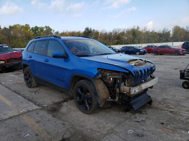 1C4PJLCB4JD560995 - 2018 JEEP CHEROKEE L BLUE photo 1