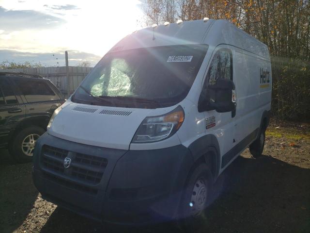 3C6TRVCG5JE146807 - 2018 RAM PROMASTER WHITE photo 2