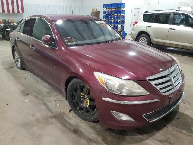 KMHGC4DD1CU175537 - 2012 HYUNDAI GENESIS 3. MAROON photo 1