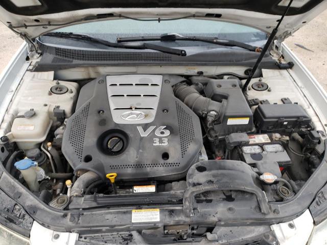 5NPEU46F66H147013 - 2006 HYUNDAI SONATA GL WHITE photo 7