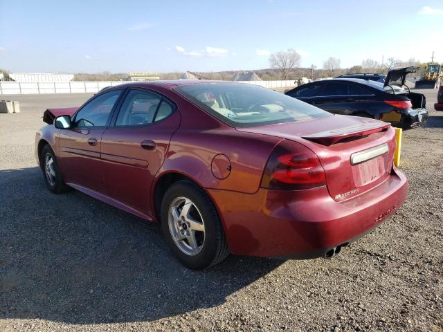 2G2WP522841225525 - 2004 PONTIAC GRAND PRIX ბურგუნდია ფოტო 3