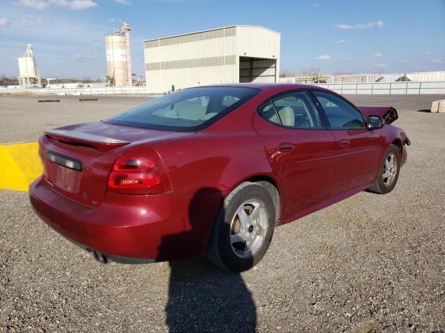 2G2WP522841225525 - 2004 PONTIAC GRAND PRIX ბურგუნდია ფოტო 4