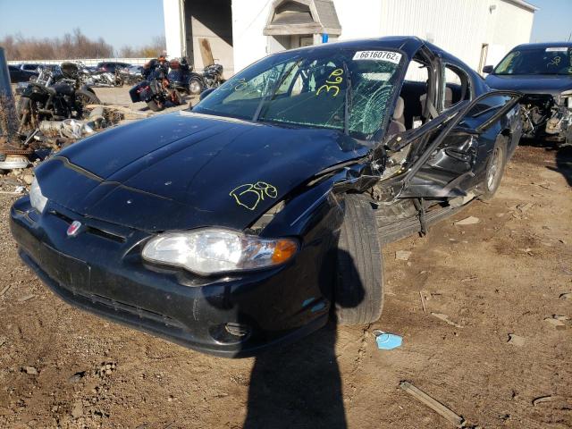 2G1WW12E949406273 - 2004 CHEVROLET MONTE CARL 黑色 照片 2