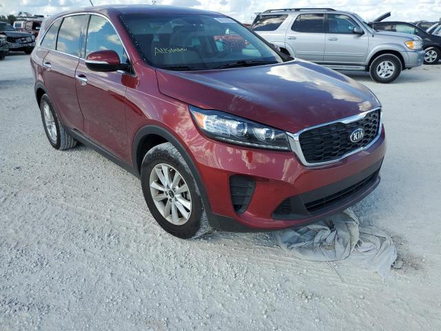 5XYPG4A30KG517807 - 2019 KIA SORENTO L RED photo 1