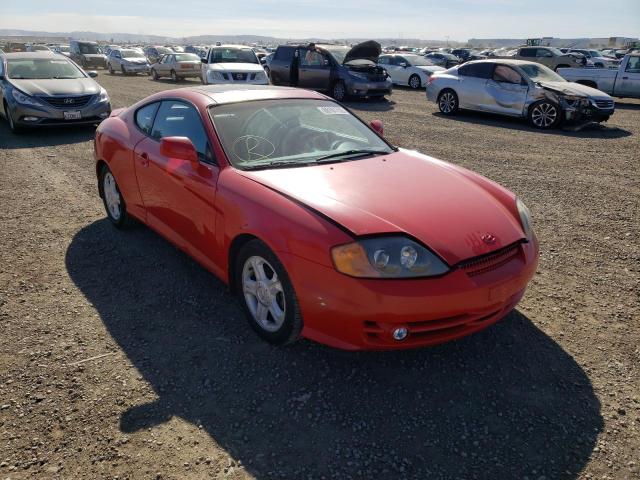 KMHHN65F33U050288 - 2003 HYUNDAI TIBURON GT RED photo 1