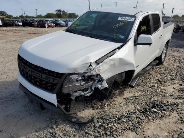 1GCGSCEN0K1338803 - 2019 CHEVROLET COLORADO L WHITE photo 2