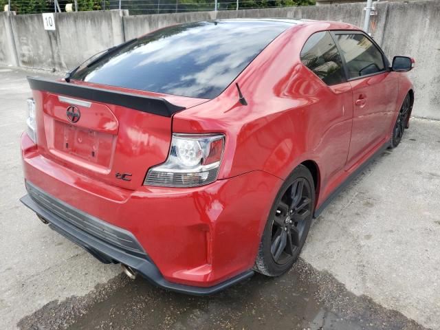 JTKJF5C76GJ026172 - 2016 TOYOTA SCION TC RED photo 4