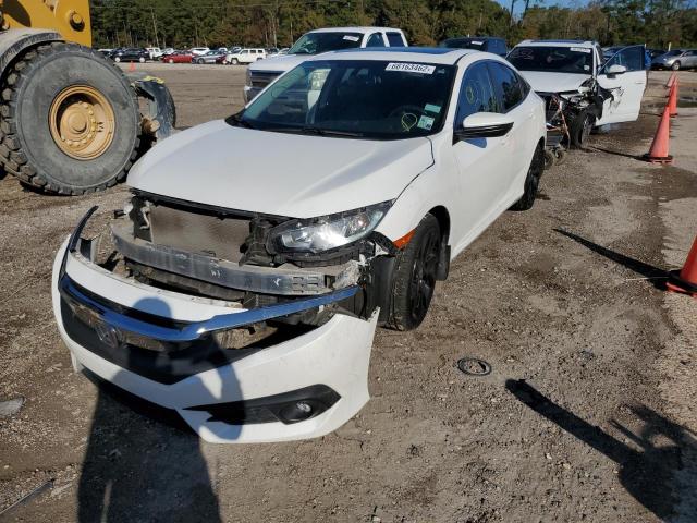 2HGFC1F73GH633739 - 2016 HONDA CIVIC EXL Biały zdjęcie 2