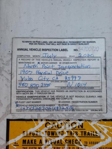 1UYVS2530EU932506 - 2014 UTILITY TRAILER Ağ foto 10