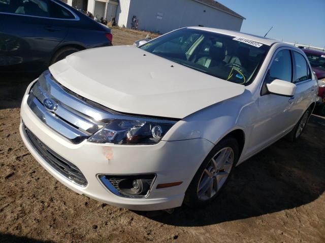 3FAHP0JGXBR241812 - 2011 FORD FUSION SEL WHITE photo 2