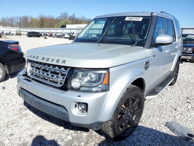SALAK2V61FA748923 - 2015 LAND ROVER LR4 HSE LU SILVER photo 2