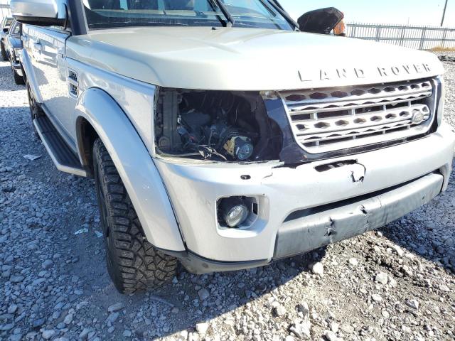SALAK2V61FA748923 - 2015 LAND ROVER LR4 HSE LU SILVER photo 9