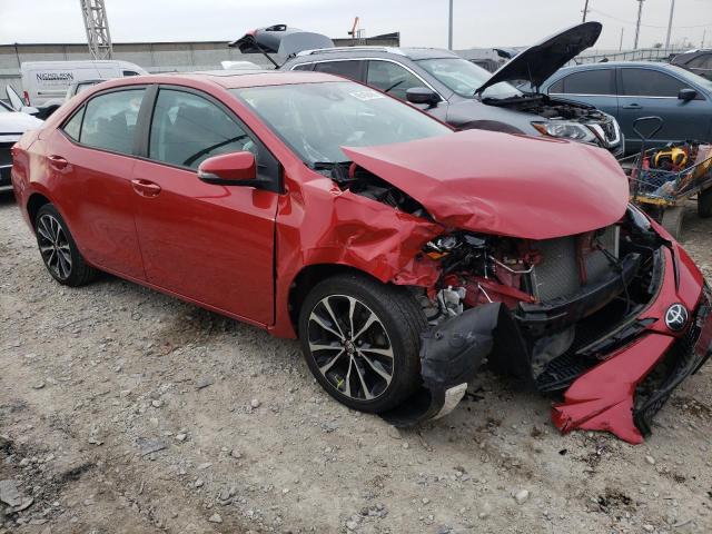 2T1BURHE8HC909963 - 2017 TOYOTA COROLLA L RED photo 1