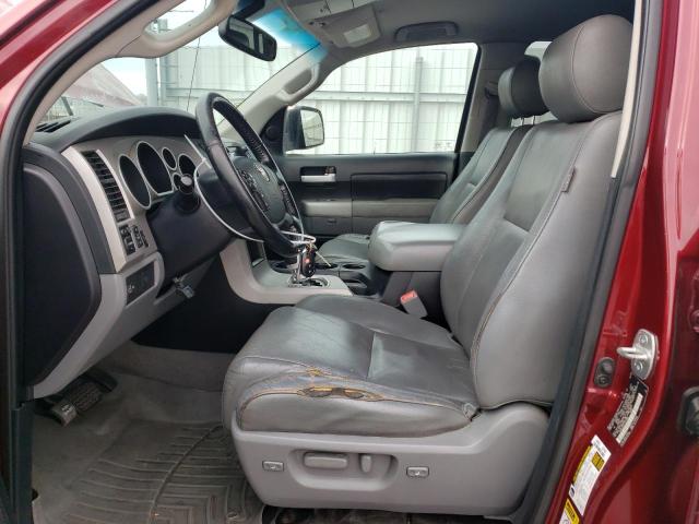 5TBRT58127S451889 - 2007 TOYOTA TUNDRA DOU BURGUNDY photo 7