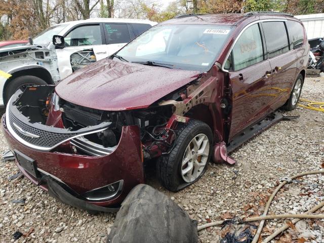 2C4RC1BG8HR788901 - 2017 CHRYSLER PACIFICA T BURGUNDY photo 2