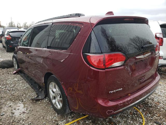 2C4RC1BG8HR788901 - 2017 CHRYSLER PACIFICA T BURGUNDY photo 3